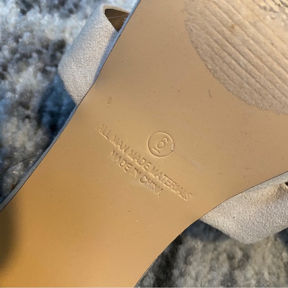 Lulus Light Nude Suede Ankle Strap Heels, Size 6 - Picture 10 of 11